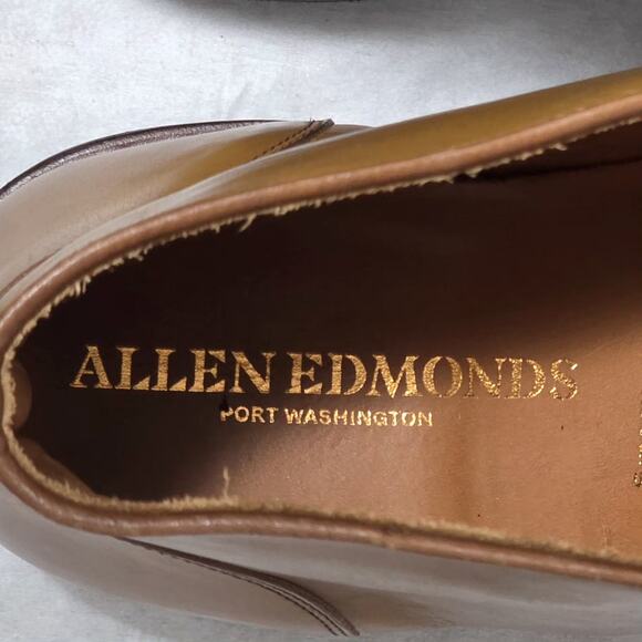 Allen Edmonds Williamsburg Chukka Boots 12 D Tan Leather Bench Welt USA Made